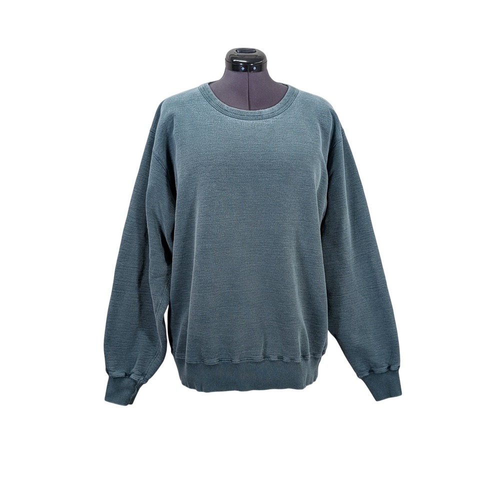 CottonMill Heavyweight Crewneck Sweatshirt Mens L Made in Canada Garment Dye